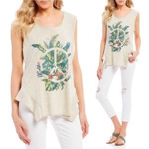 Jessica Simpson Peace Sign Tank